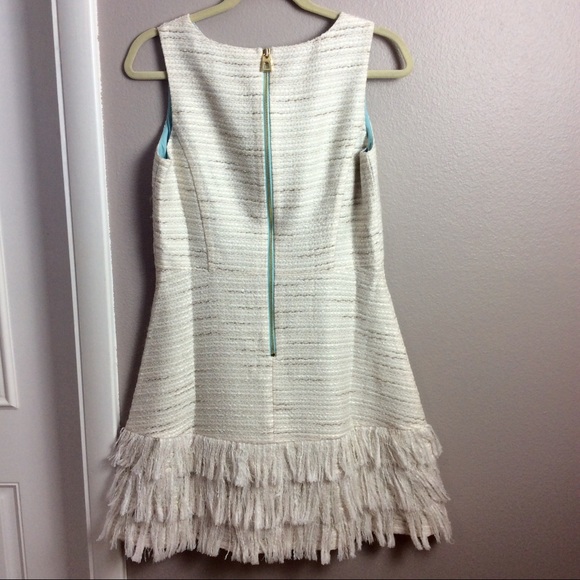 SAIL TO SABLE Cream Fringe dress - Picture 2 of 8